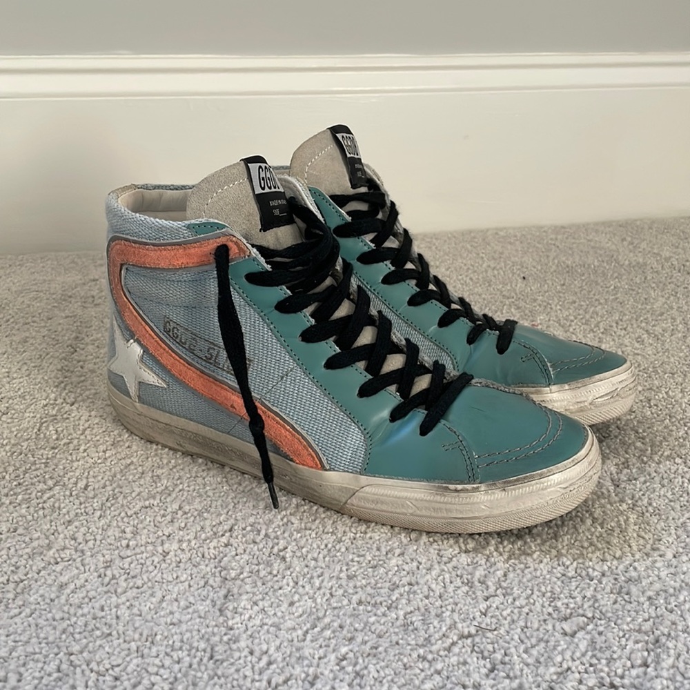 golden goose slide sneakers